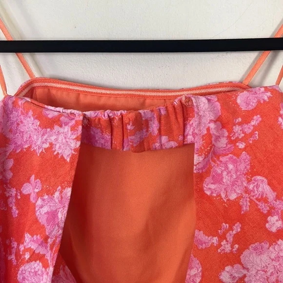 Do+Be Pink Papaya Pink Strap Back Romper - Picture 9 of 10